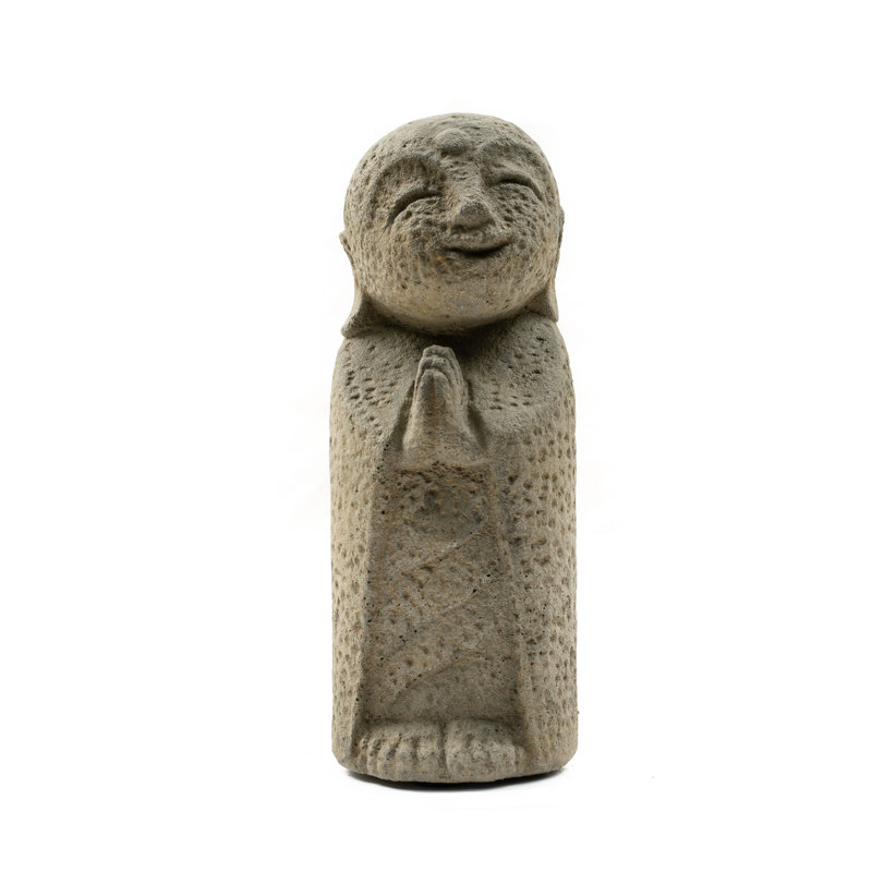 My Spirit Garden Volcanic Ash Namaste Jizo Statue & Reviews Wayfair